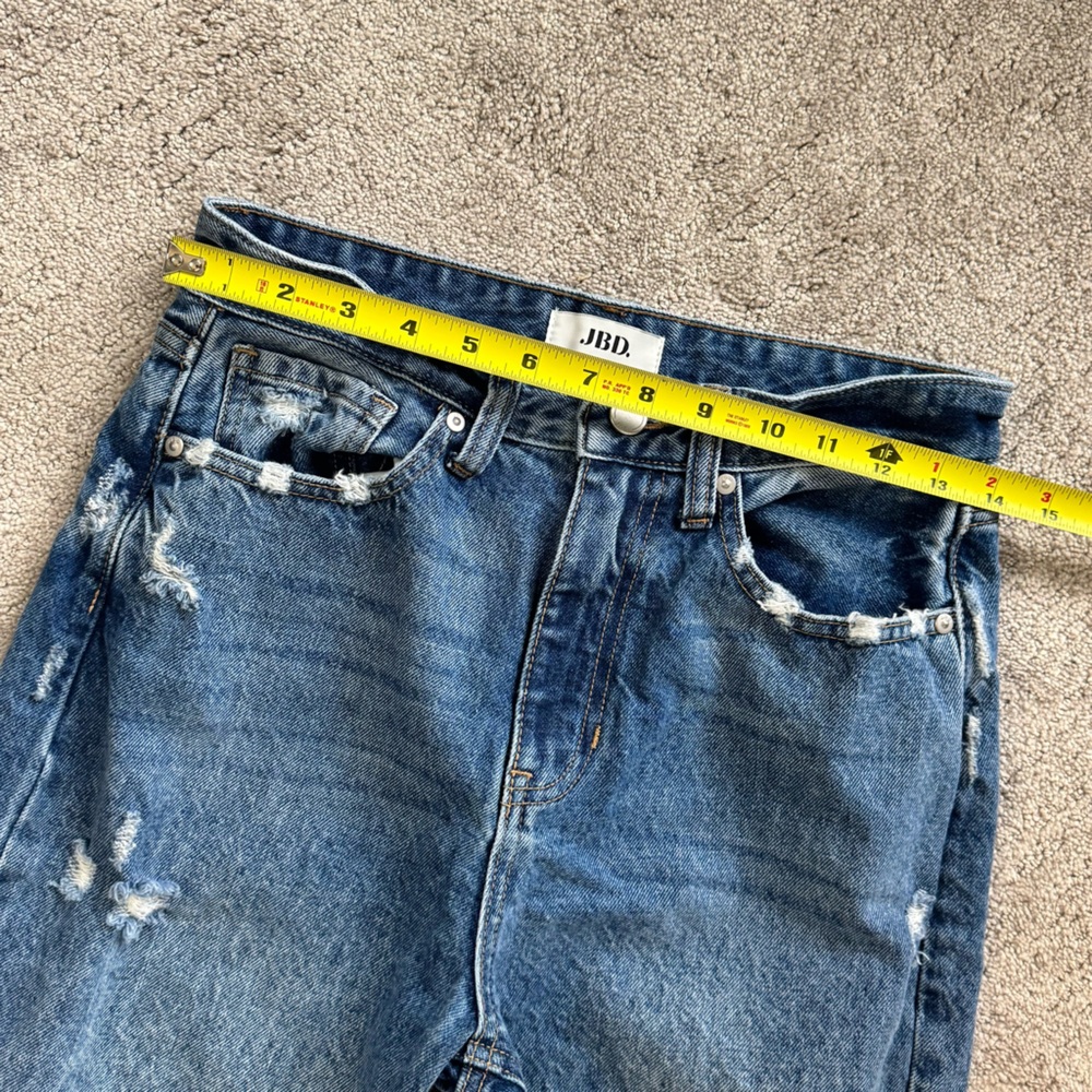 JBD Just Black Denim Size 26 Distressed Blue Women's Jeans - Picture 12 of 13